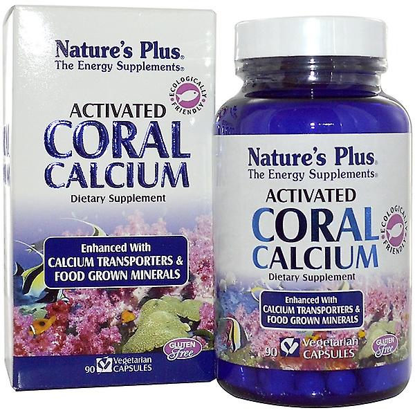Calcium de corail activé (90 capsules végétariennes) - Nature-apos;s Plus
