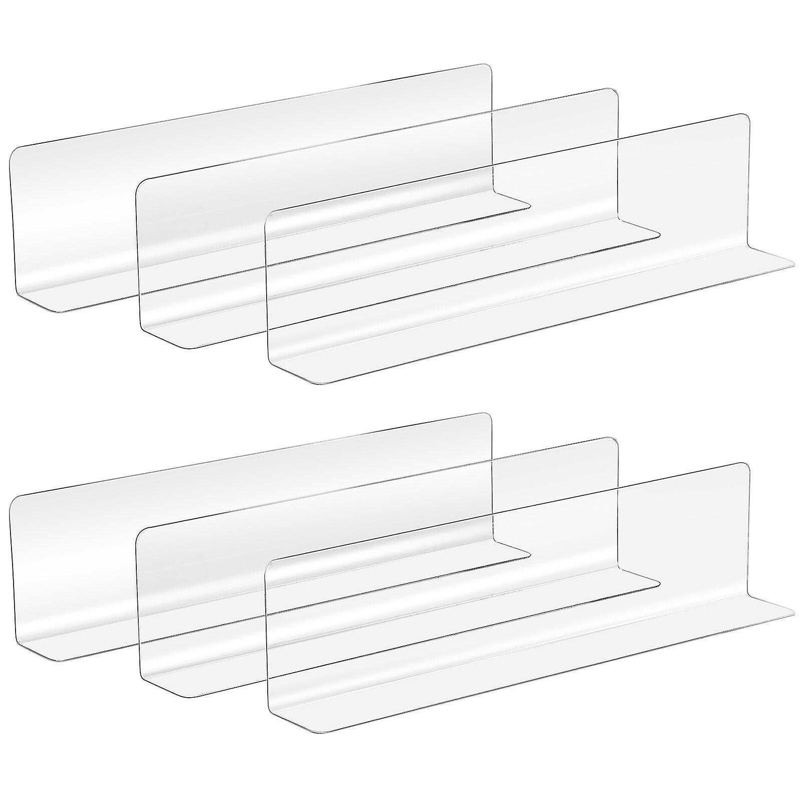 20 buc Rafturi magnetice Supermarket Raft Separatoare Raft PVC Separator Raft Divizor Rack Plastic Separatoare Raft