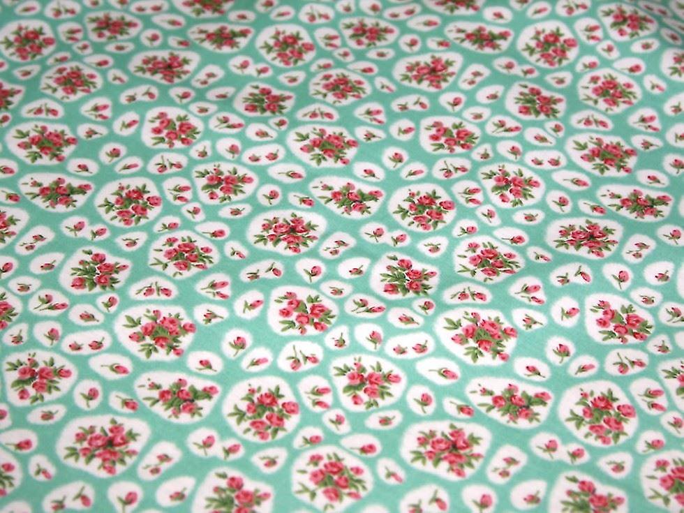 Minerva Laminated Cotton Vinyl Fabric Green - per metre