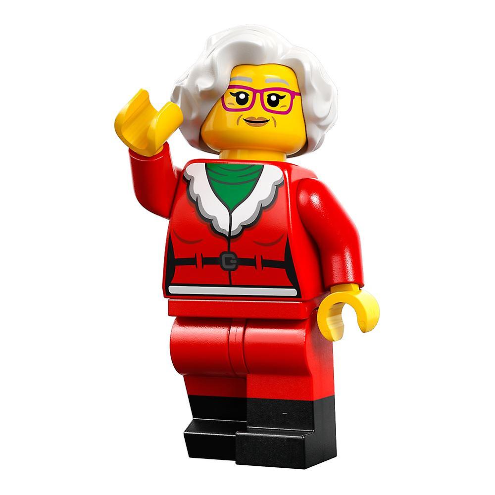 LEGO City Mrs Claus Μίνι φιγούρα με μαύρες μπότες και κόκκινα γυαλιά από το 60381