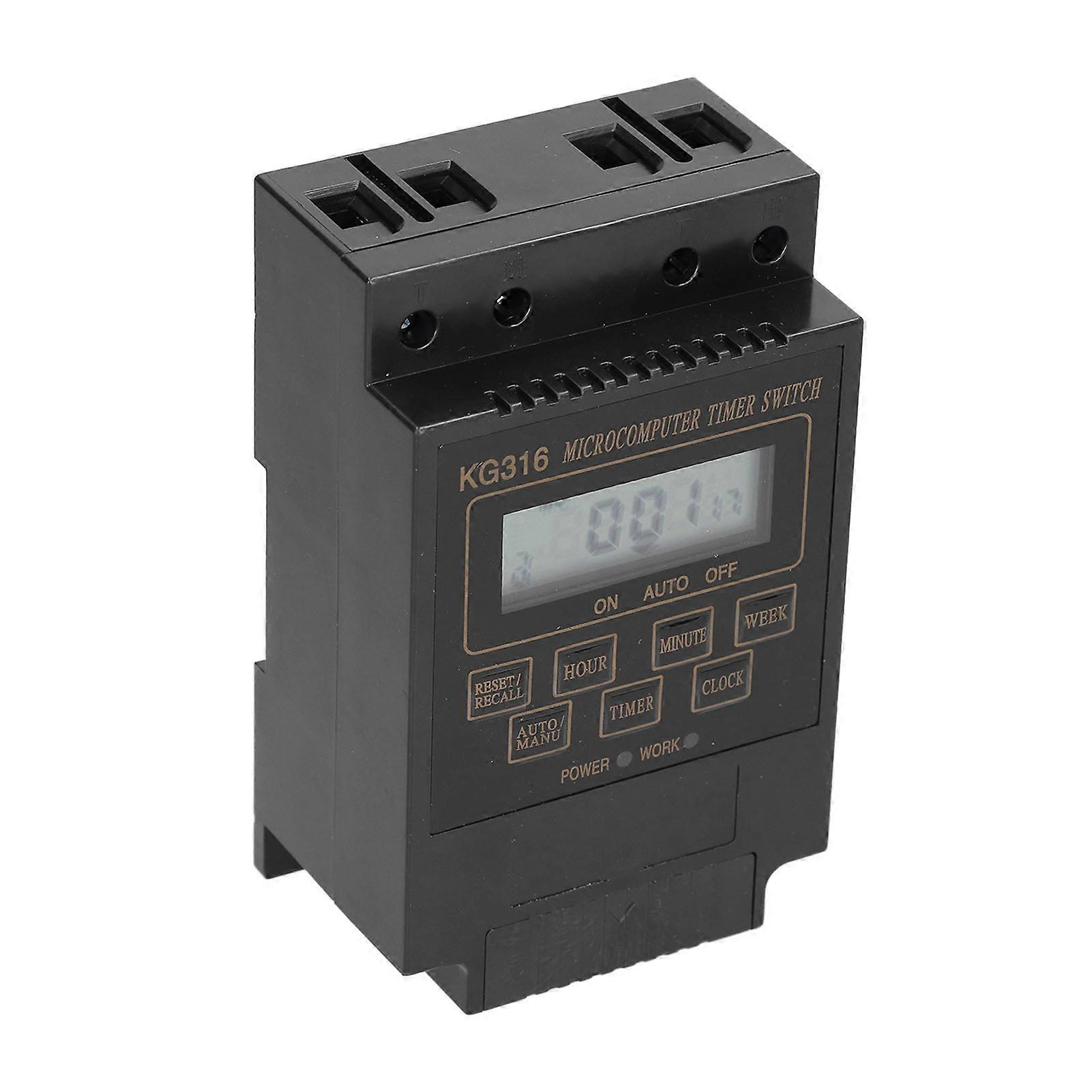 110V Timer Switch Kg316t Automatic Timing Controller 10A for Outdoor Street Lamp Power