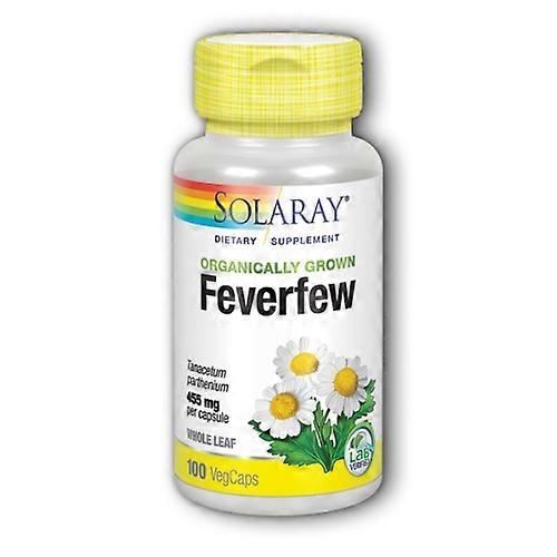Solaray Feverfew, 100 Caps (Pack of 6)