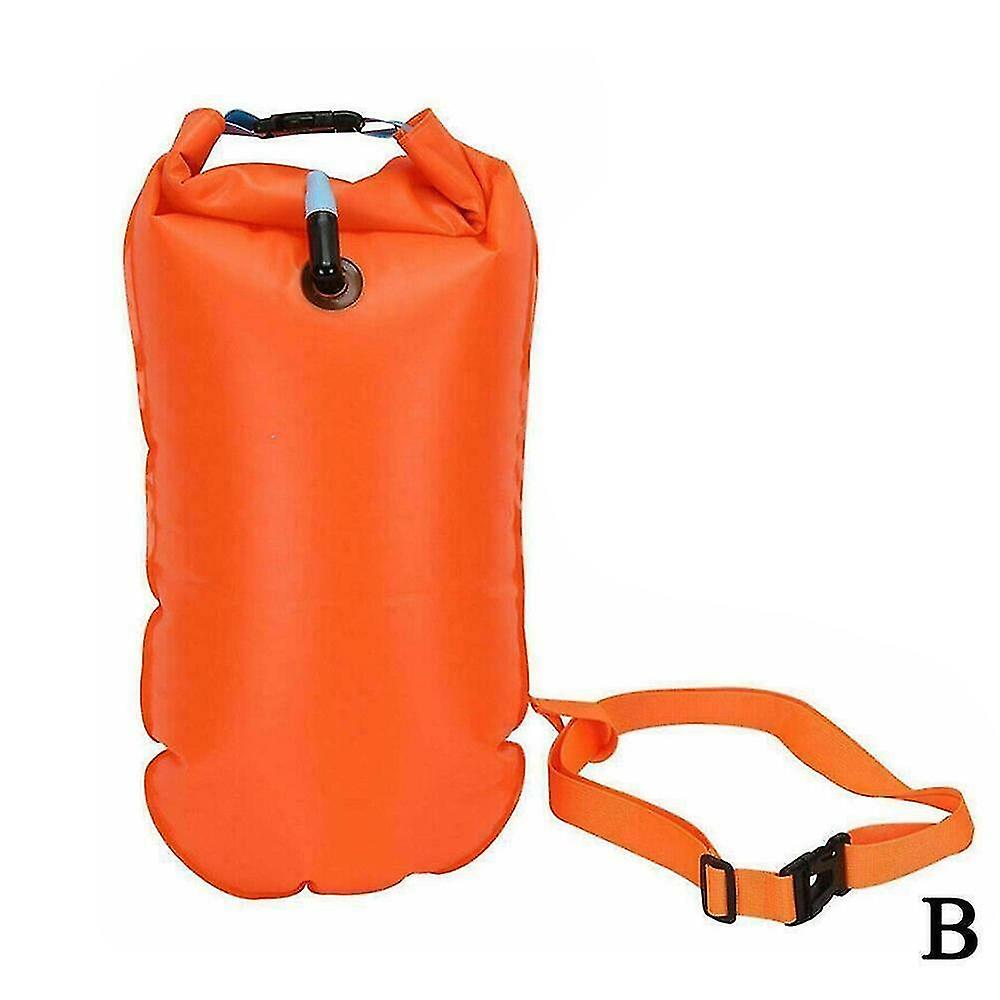 Air Dry Bag Open Water Swimming Buoy Inflatable Swim Buoy Device Tow Float