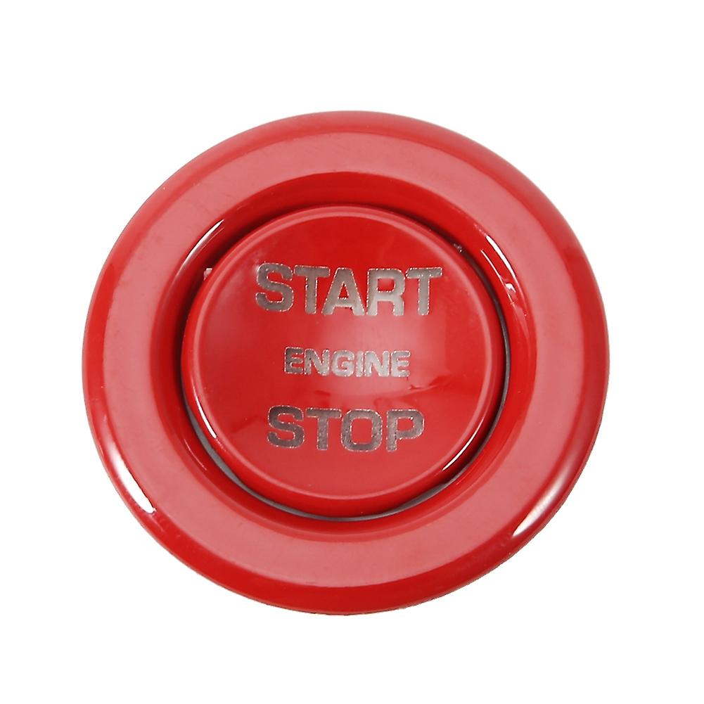 Engine Ignition Start Button Decoration Ring Frame Cover Fit for Range Rover Sport 2020(Red)