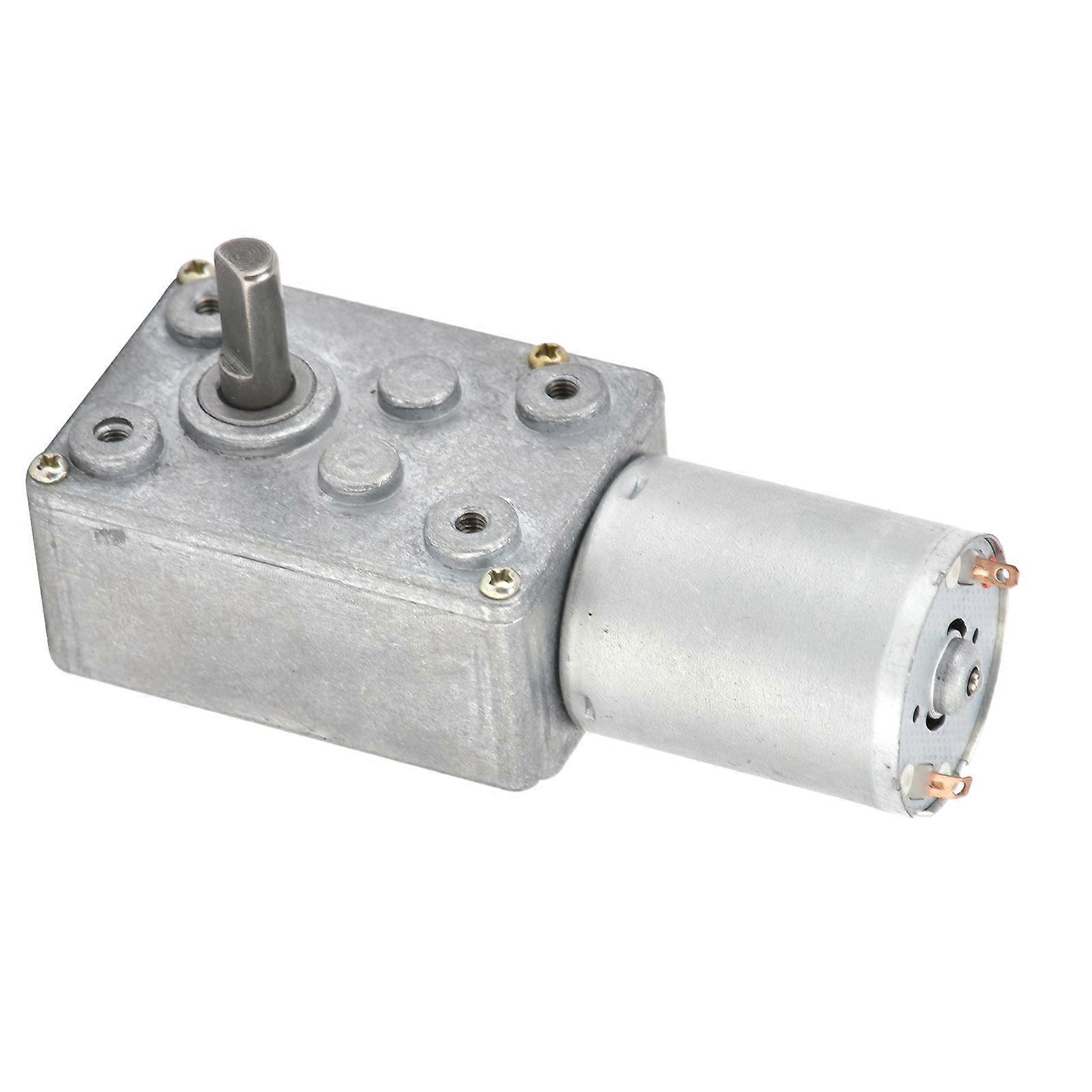 Worm Gear Motor JSX100370 SelfLocking DC 12V 62RPM Speed Reduce Electric Reducer Engine