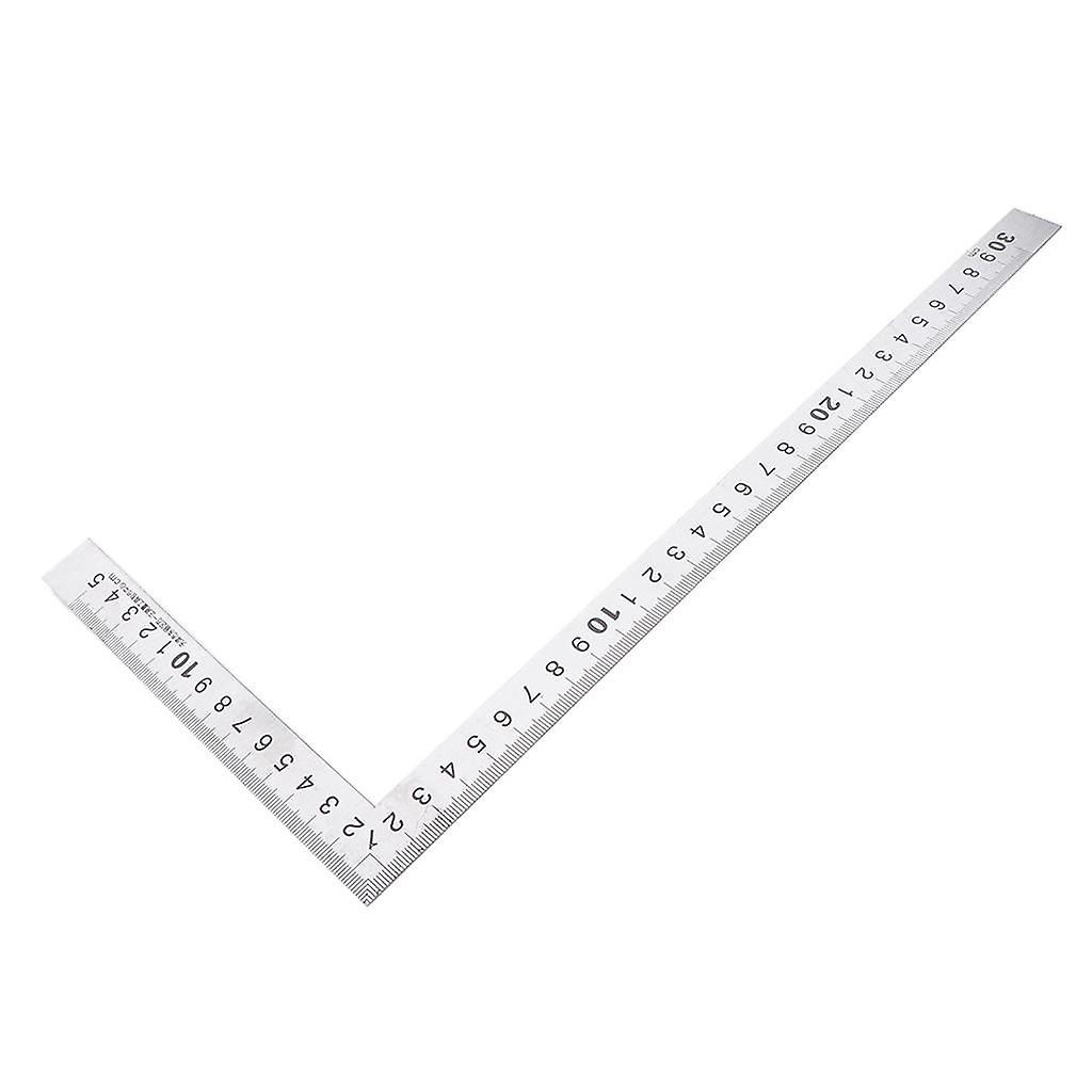 Square Stainless Steel Measure Ruler Engineer Carpenter Woodwork Tool