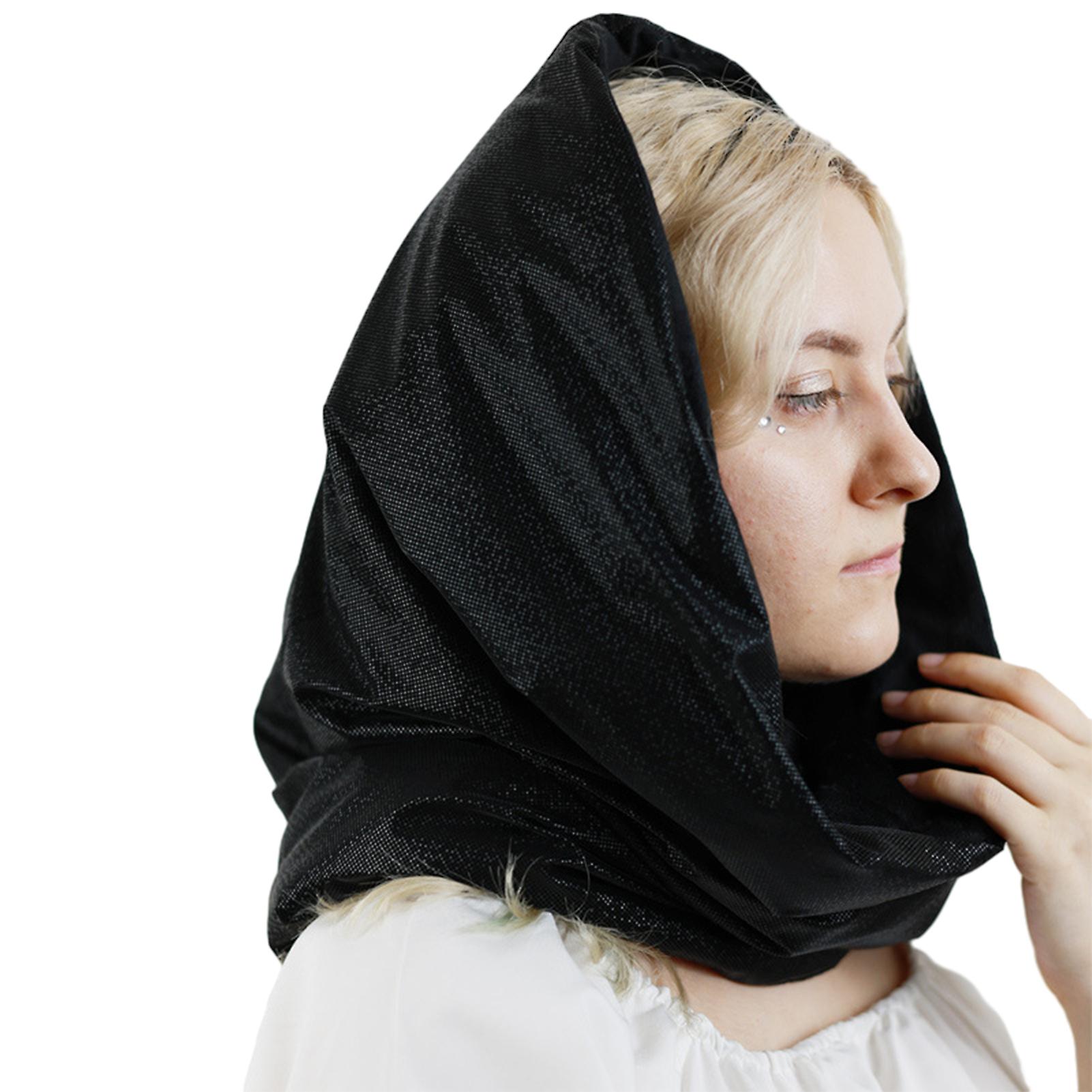 Windproof Warming Extended Scarf with Double Layer Comfortable Breathable Scarves for Shopping Dating