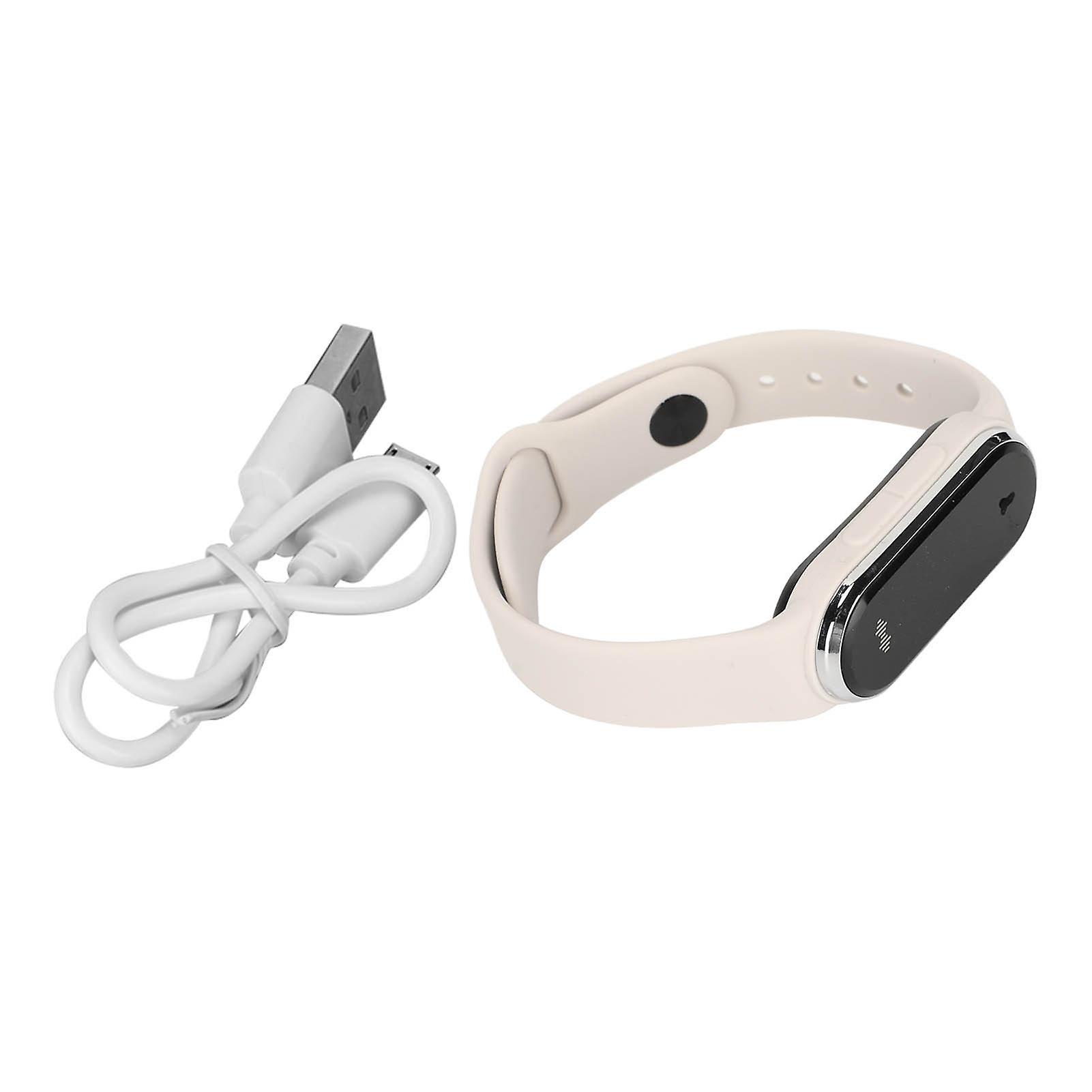 Ultrasonic Fly Deterrent Bracelet - USB Rechargeable, Adjustable, with Time Display