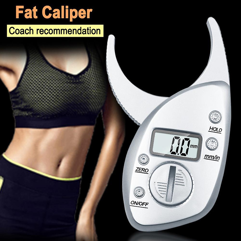 Skin Muscle Tester Digital Display LCD Body Fat Caliper Analyzer Fitness Muscle Monitor Measurement