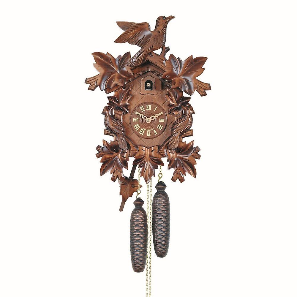 Engstler - 646 Q - Cuckoo Clock - Quartz - Walnut