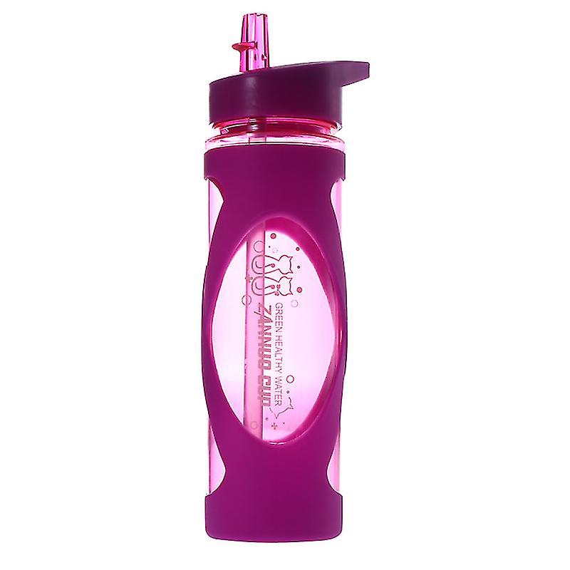 1pcs Plastic Straw Bottle