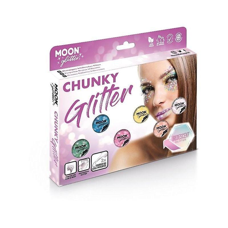 Moon Glitter Iridescent Chunky Assorted G06087