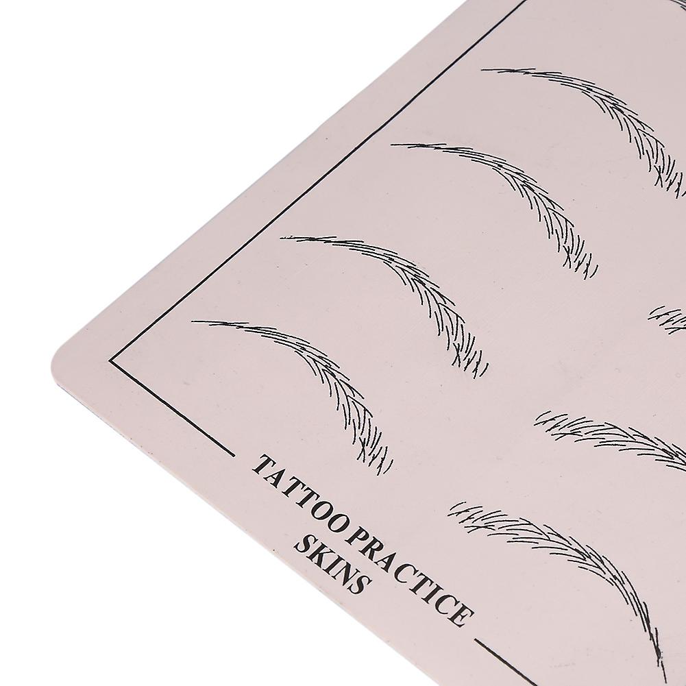 1pc Tattoo Practice Permanent Makeup Cosmetic Microblading Eyebrow Training Silicone Artificial Skin