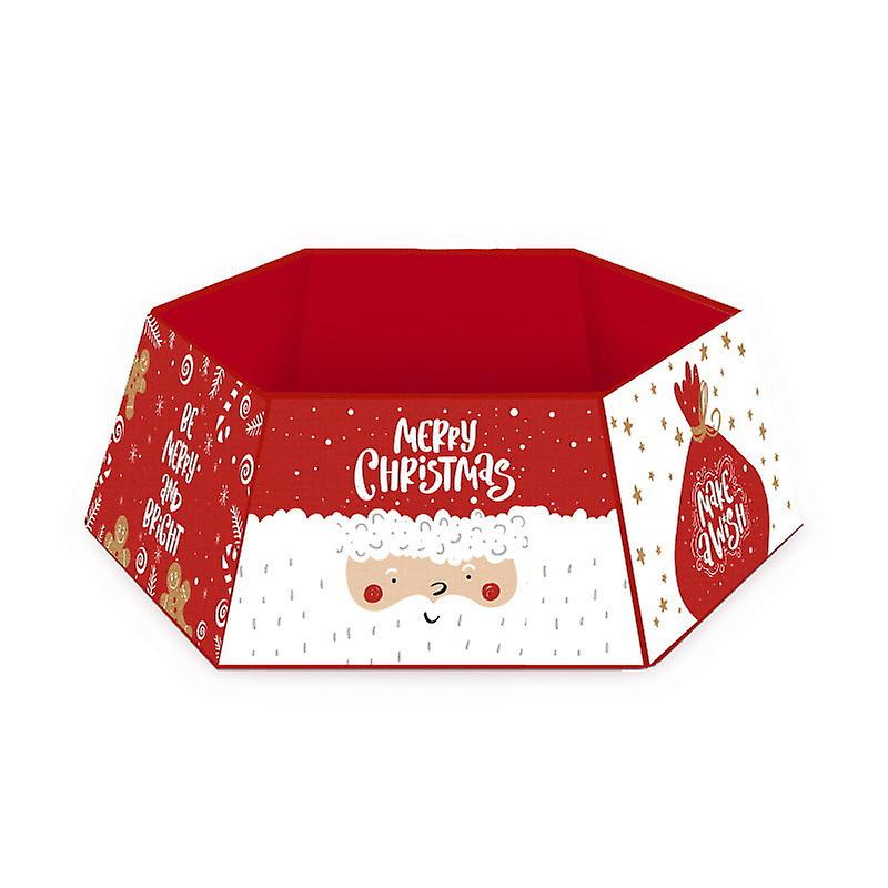 Xmas Christmas Party Decoration Red Plaid Christmas Tree Border