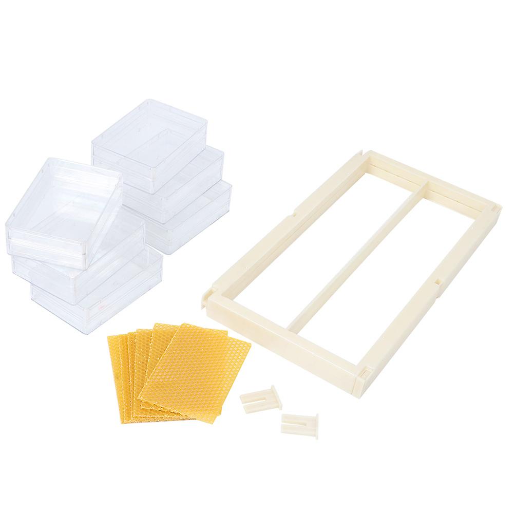 Plastic Beekeeping Comb Beehive Box Frame Set Kit Beekeeper Equipment