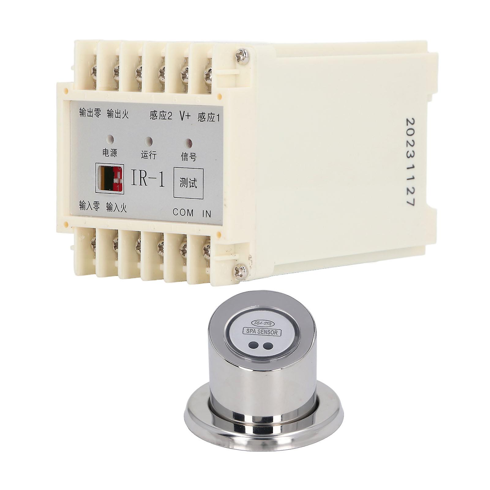 SPA Induction Switch Controller Stainless Steel Spa Induction Control Time Delay Switch Touch Switch Pool Accessory Slanted Column