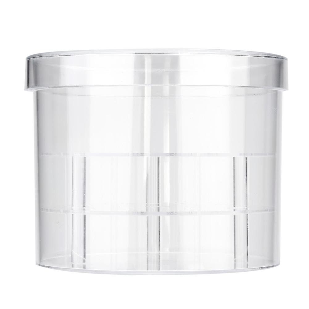 Transparent Round Acrylic Flower Box Circular Rose Storage 11 Holes