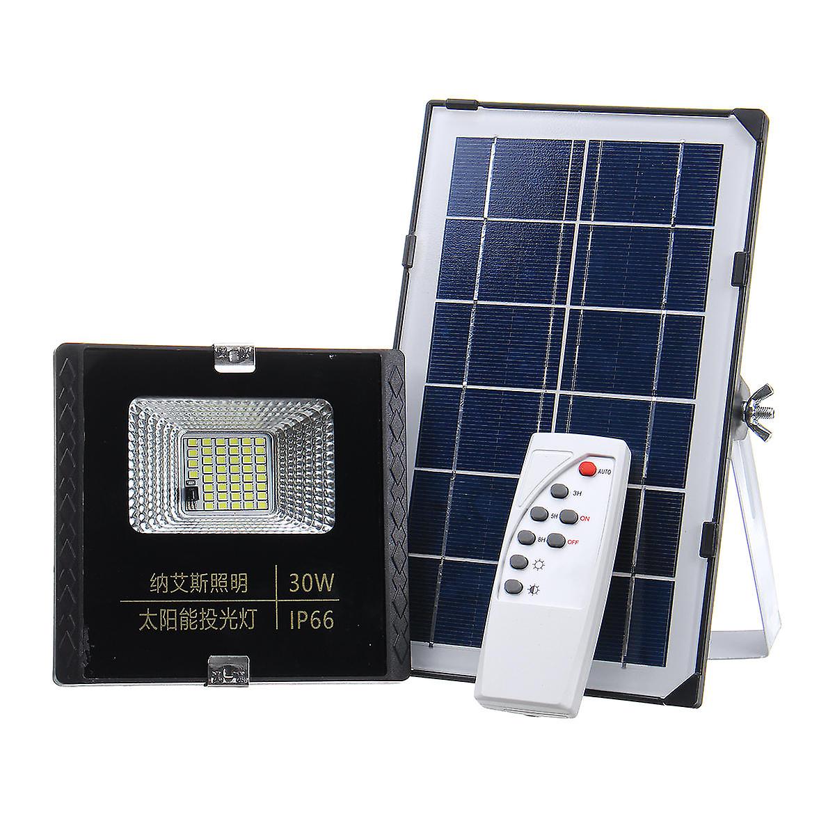 45 Led Bright Solar Powered Sensor Flood Security Light Outdoor Garden Wall Road