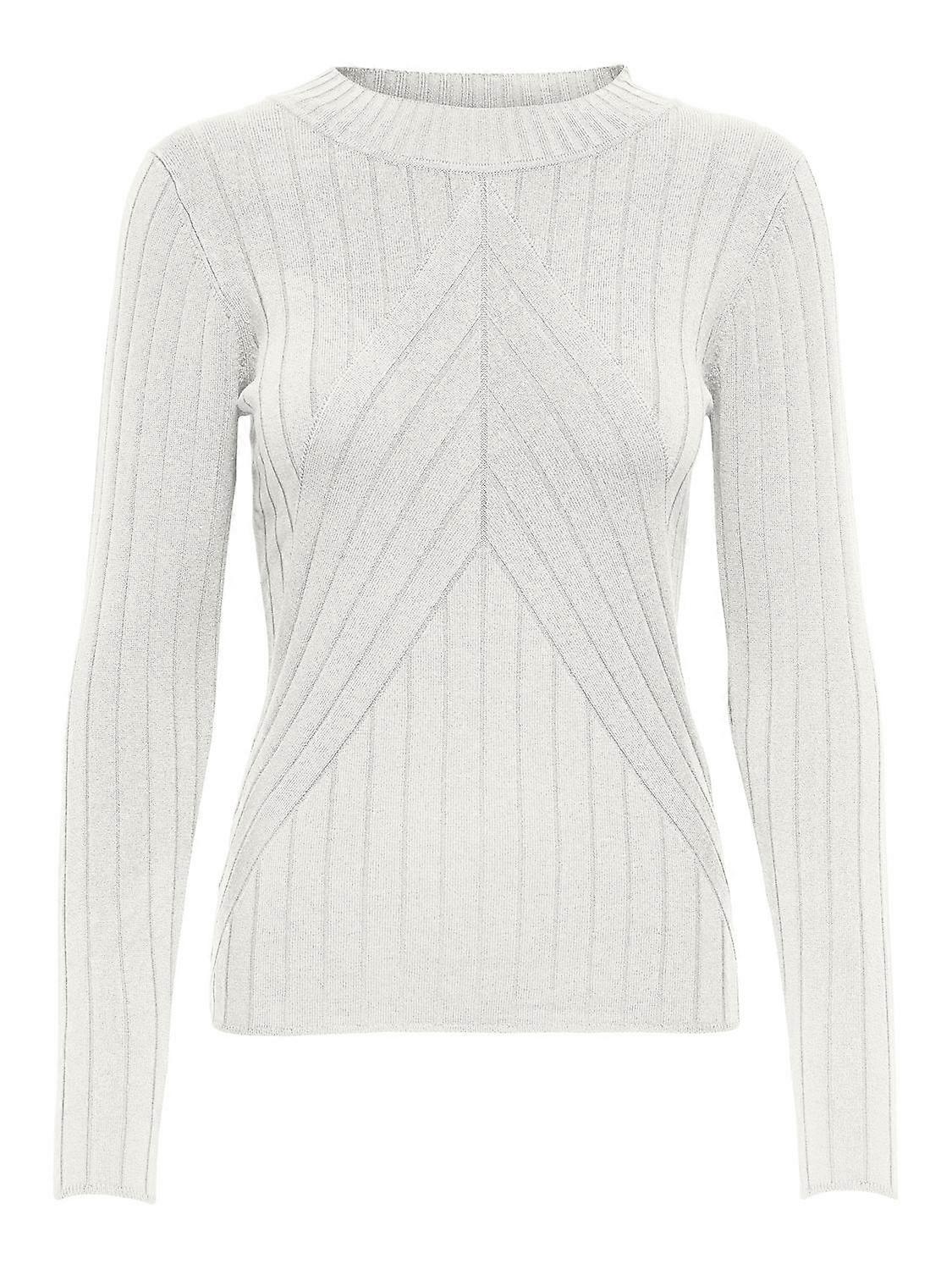 JDY Damen Strickpullover Eleganter Langarm Rundhals Pullover Basic Oberteil