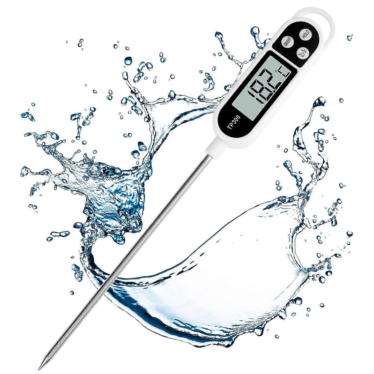 Kitchen Thermometer, Digital Digital Thermometer with Long Probe, Instant Read Cooking Thermometer, 