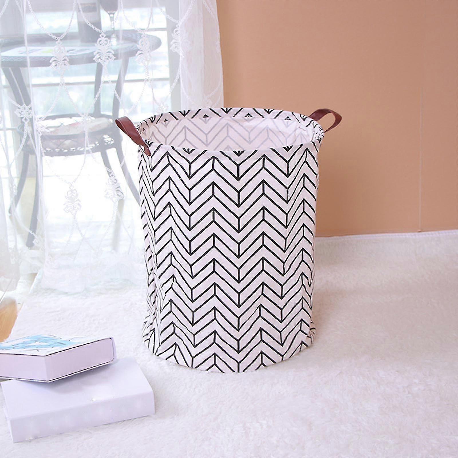 Storage Boxes Waterproof Canvas Sheets Laundry Clothes Toy Basket Folding Storage Box