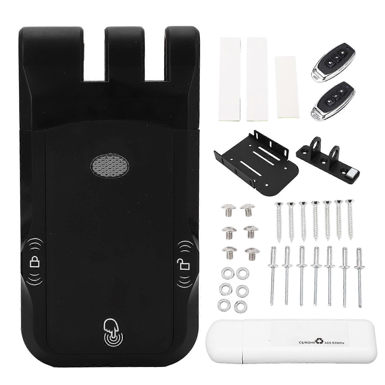 Smart Bluetooth Electronic Lock Dual System Dual Motor Remote Control Keyless Lock For Home Room