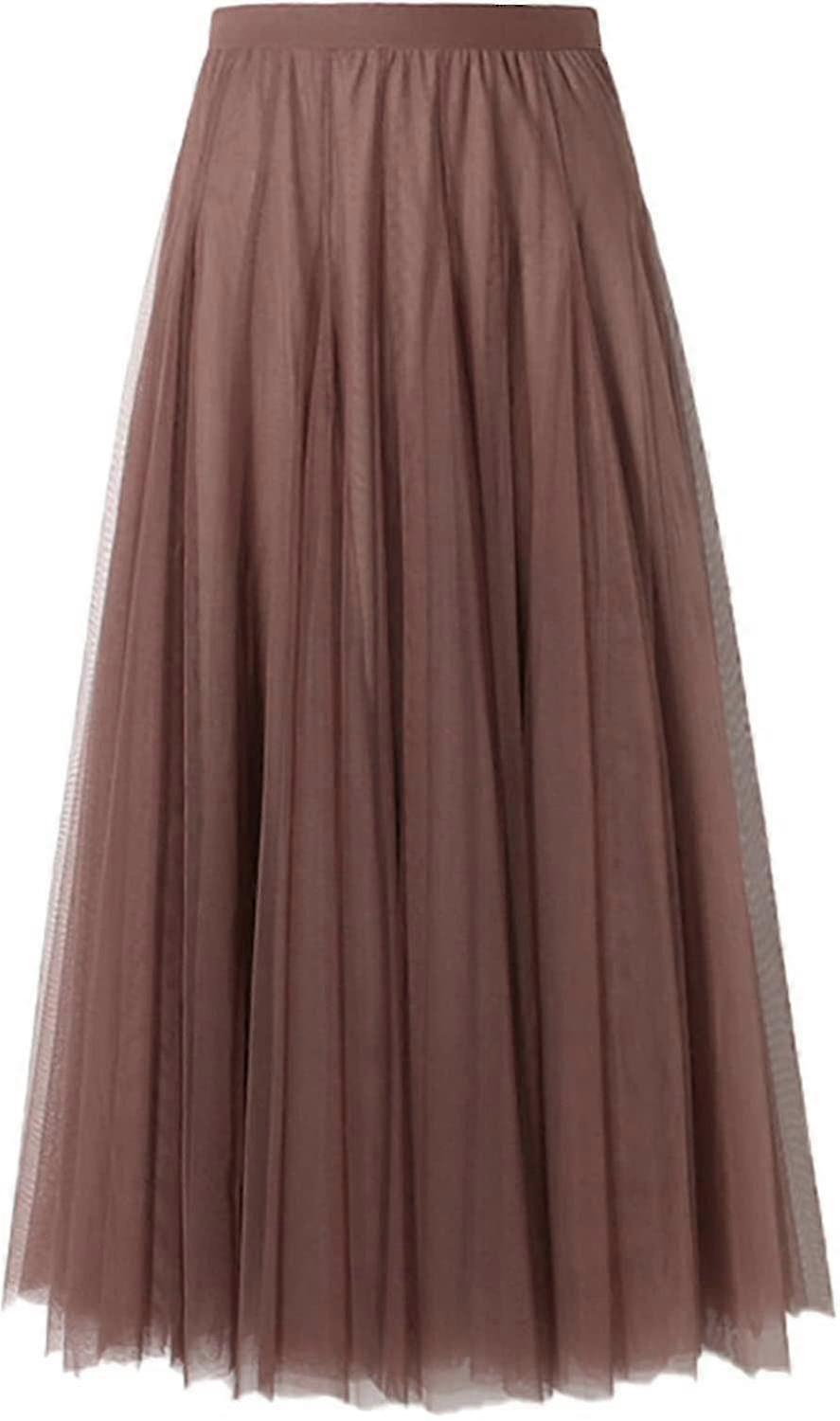 توتو تول A-line تنورة ميدي شبكية للسيدات - mxbc