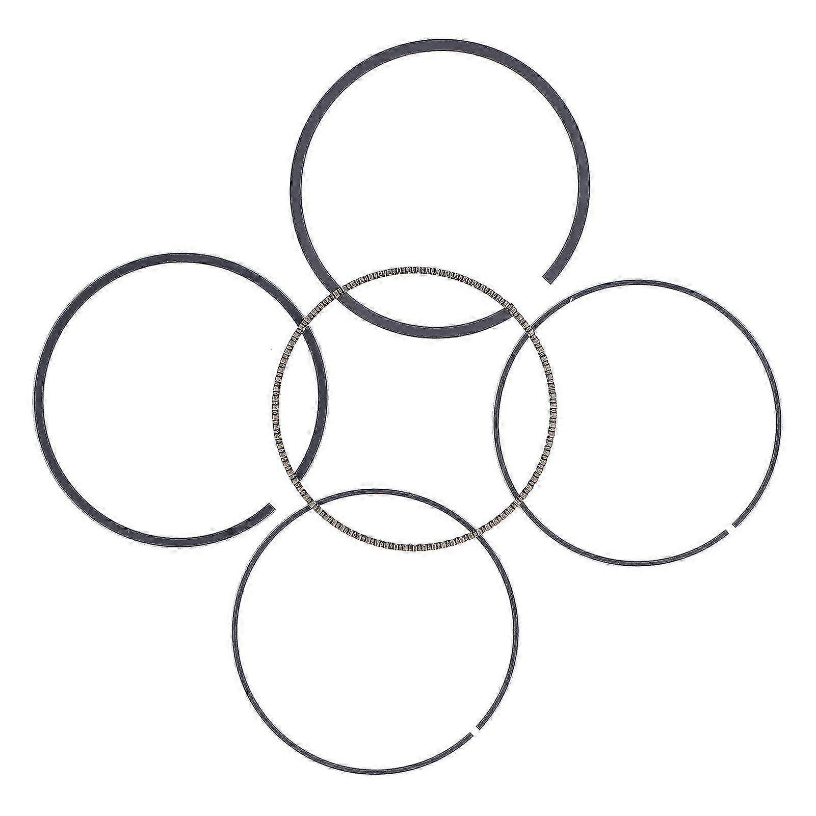 5pcs 190F Piston Ring Replacement High Hardness 0.06in Thick Gasoline Generator Accessories