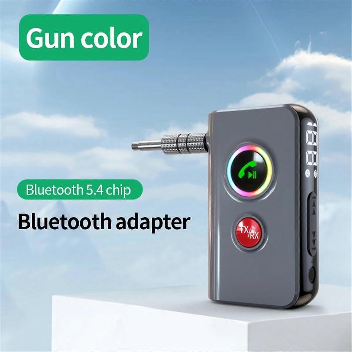 2 in 1 Bluetooth 5.4 Audio Receiver Transmitter AUX Wireless Audio Adapter for Car Earphones TV Speakers
