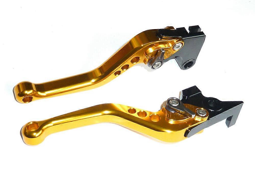 YAMAHA XSR 700 XSR 900 ABS SHORT GOLD BRAKE & CLUTCH LEVERS RACE