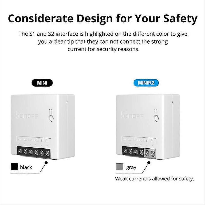 1-30pieces Sonoff R2 Wifi Mini Switch Timer Wireless Switches Smart Automation
