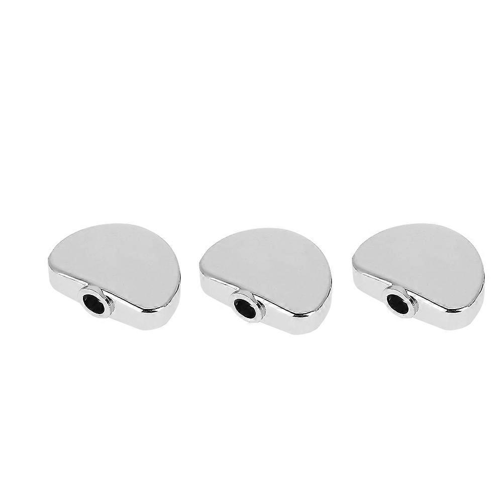 6pcs Alloy Tuner Machine Head Semicircle Buttons Replacement for Electric Guitar Bass