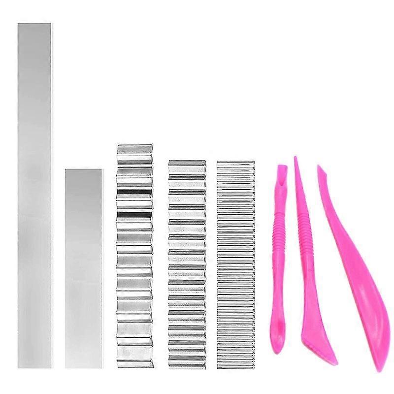 Clay Slicer Blade,8Pcs Flexible Polymer Clay Cutter Slicing Tools for DIY Craft Cutting Shaping Mod