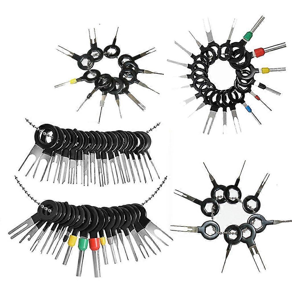 73pcs Set Pin Ejector Wire Kit Extractor Auto Terminal Removal Connector