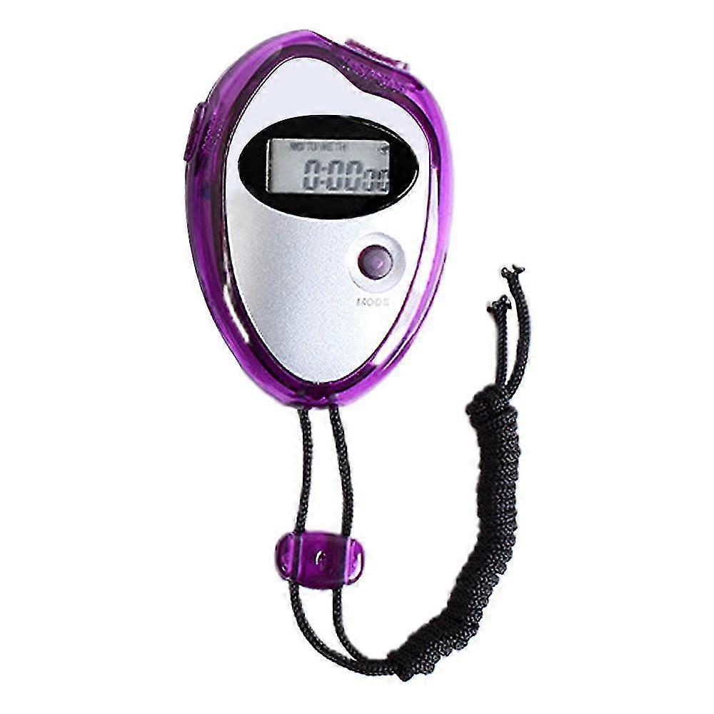 Digital Stopwatch Timer - Interval Timer with Large Display Purple-XinHan