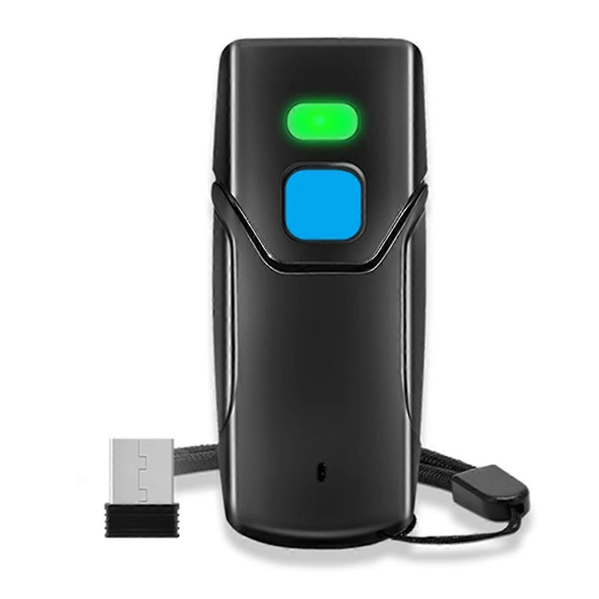 Trådløs 2d strekkodeskanner Bluetooth Mini Scanner Støtte Windows Android Pos