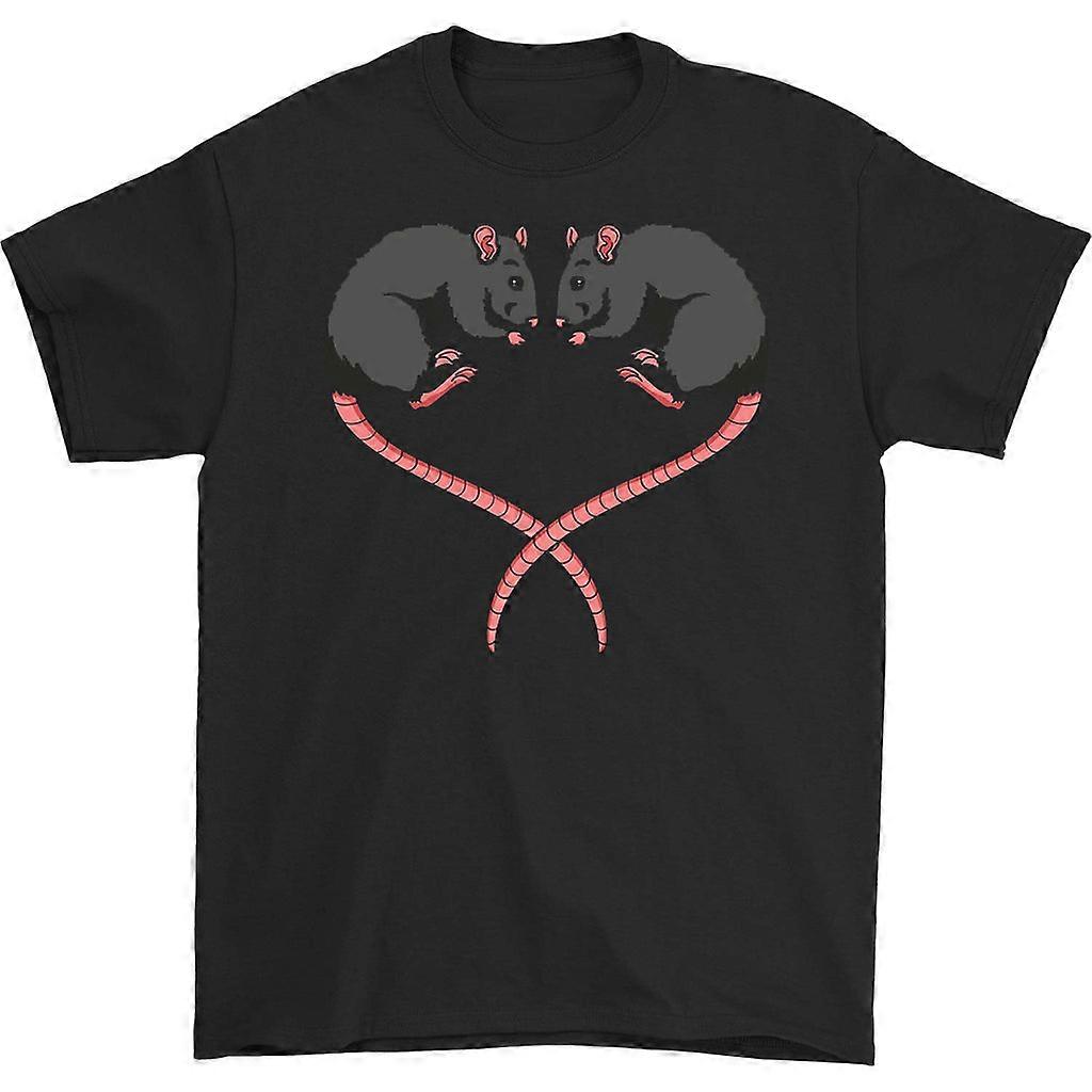 Cute Mice Heart Shape T-shirt