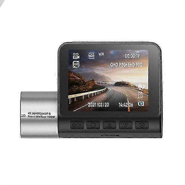 Car auto black dash cam wifi v50 4k dashboard camera with 2.0 inch ips screen 360 rotatable lens g-sensor car electronics