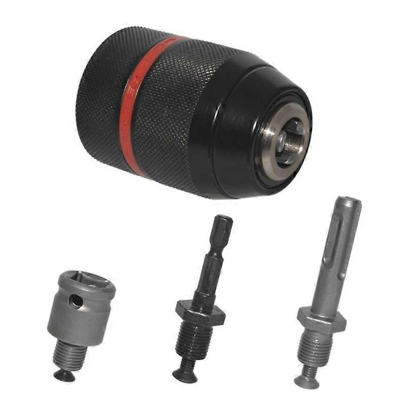 Multi-Quick Change Keyless Chuck High Speed Steel Electric Tool 12-20UNF Mount Quick Connect Drill Chuck Tools