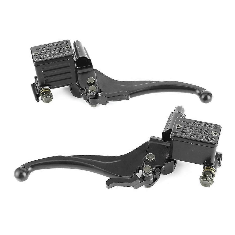 Coppia di Frizione Idraulica Sinistra / Destra Superiore Sinistra / Destra Pompa Freno Anteriore / Posteriore con Maniglia Blocco di Parcheggio per Moto 150cc 250cc ATV GY6