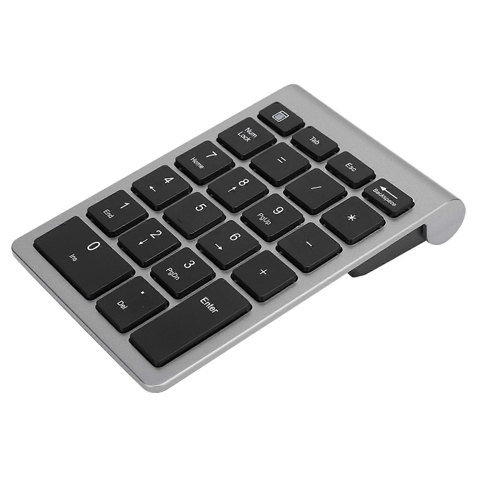 RF304 22 Keys Numeric Keypad USB 2.4G Wireless Mini Keyboard with ReceiverIron Grey
