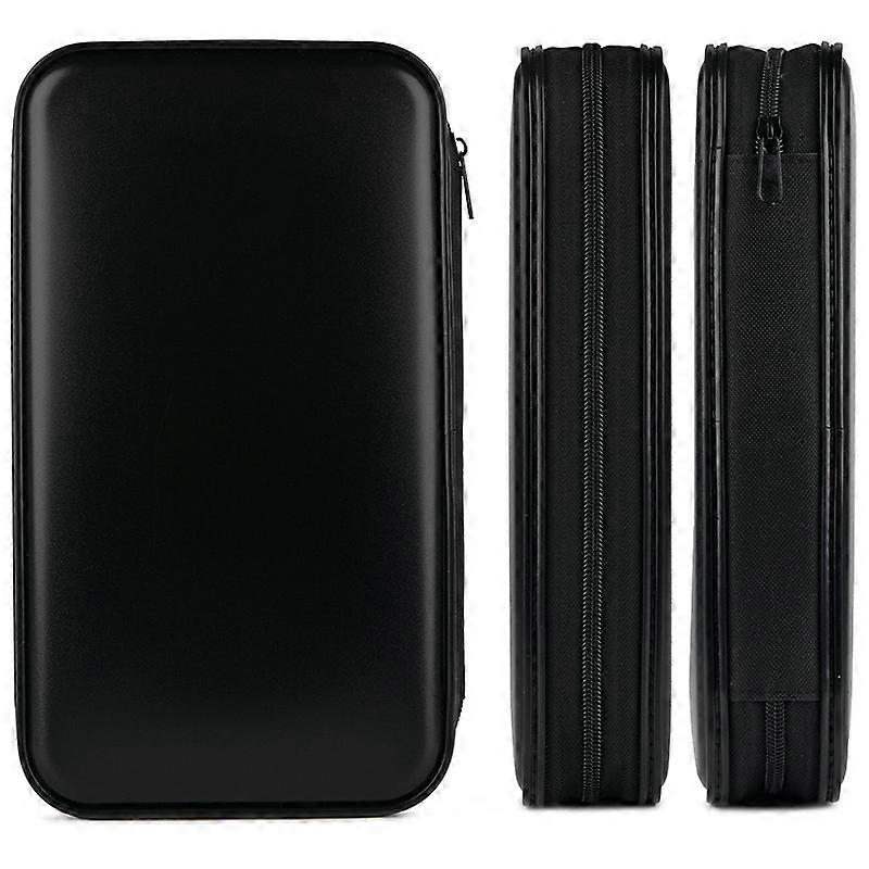 80 CD / DVD Case Hard Plastic CD Pockets Storage Protective DVD Storage CD Bag for Children Car Flip