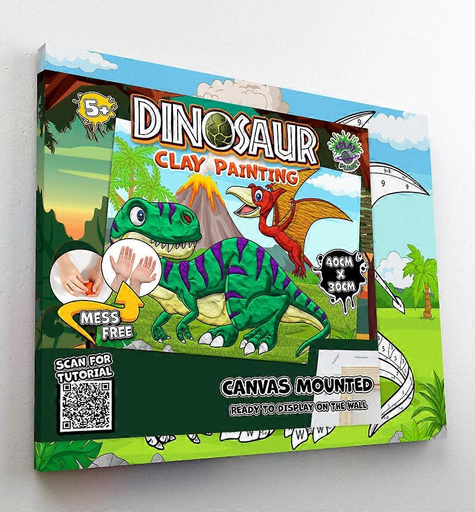 Clay Painting - Dinosaurs - Splatplanet