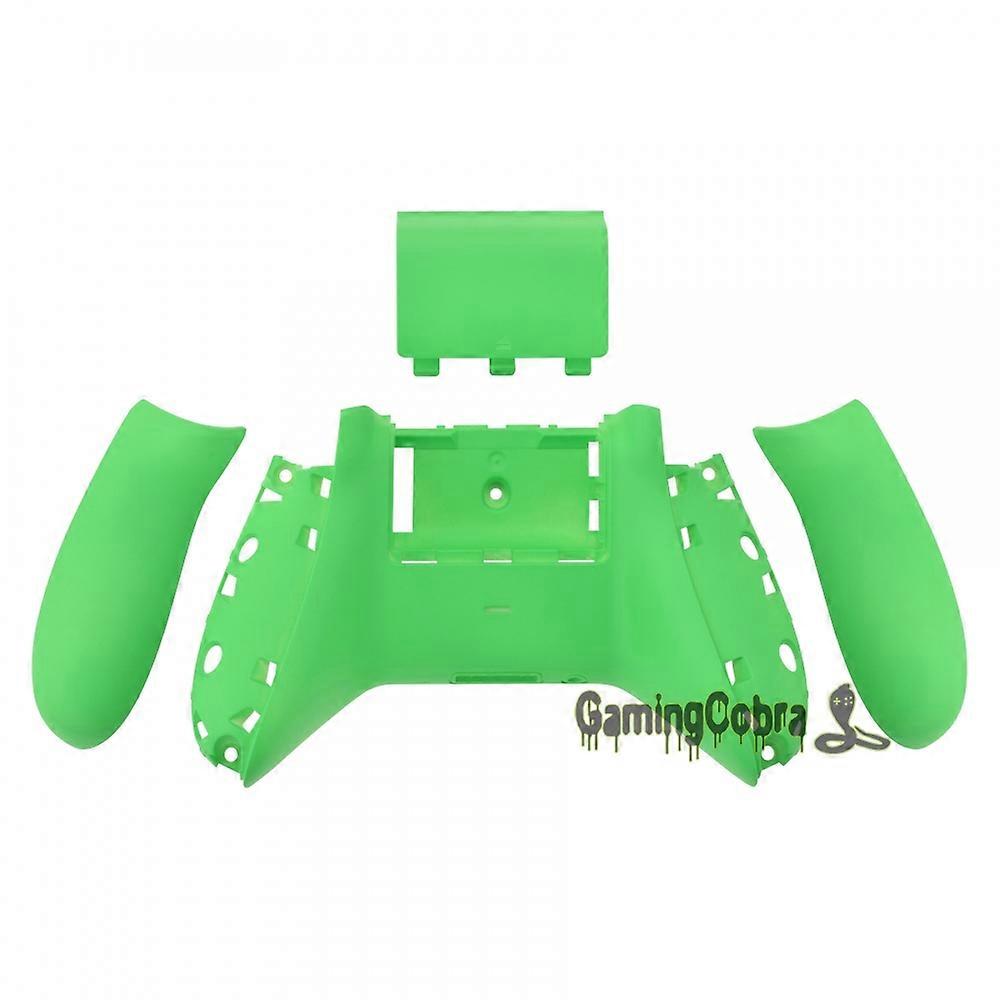 eXtremeRate Soft Touch Grip Custom Ersatz Back Shell Seitenschienen mit Batterieabdeckung für Xbox One S X Controller Modell 1708