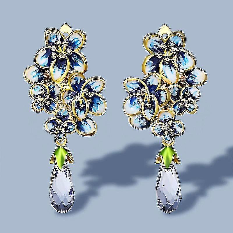 El Flower 925 argento D orecchini da donna