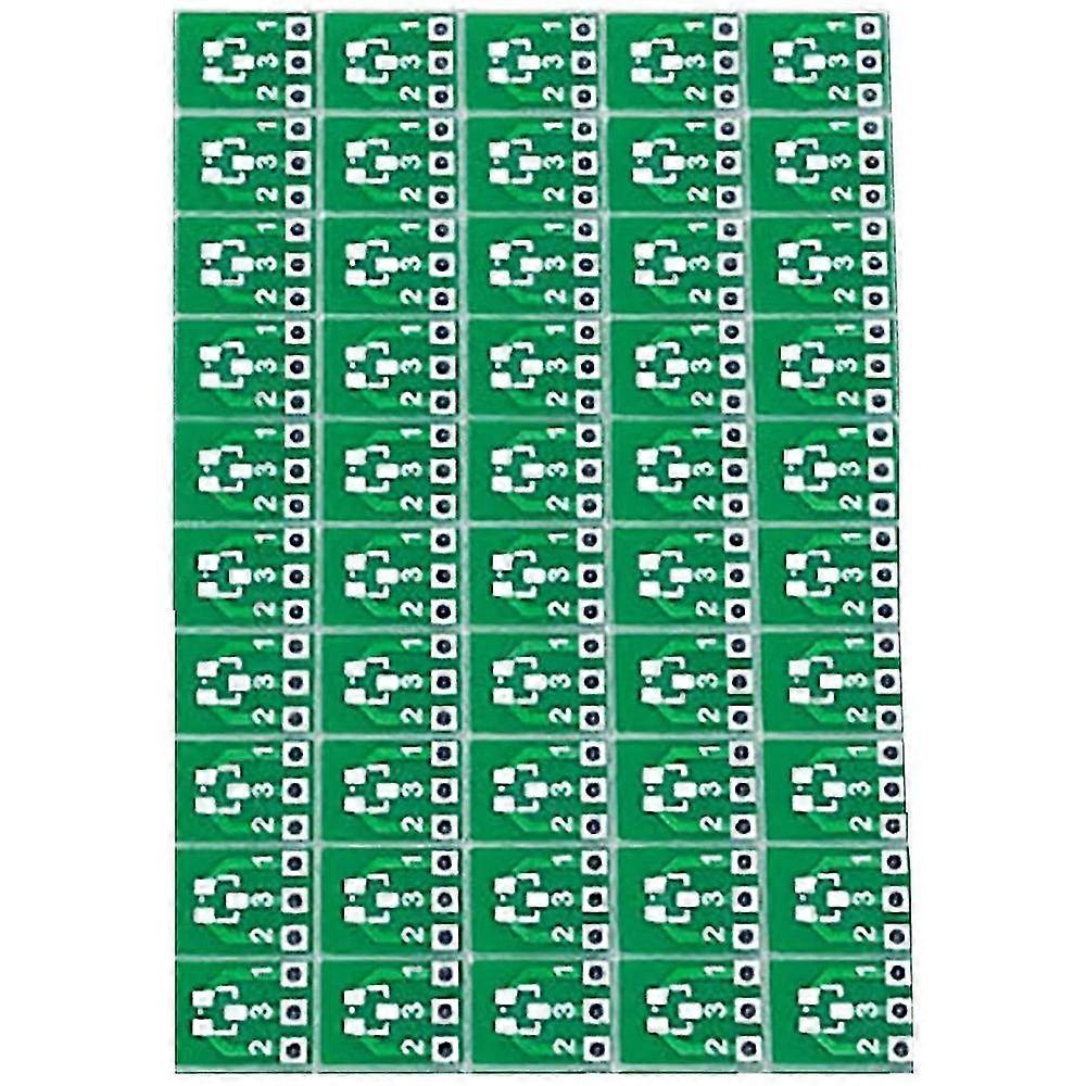 50pcs Sot23 Sot23-3 Turn Sip3 Double-side Smd Turn Dip Sip3 Adapter Converter Plate Sot Ic Socket P