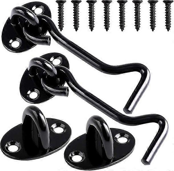Stainless Steel Door Latch Cabin Hook And Eye Latch Solid Gate Window Lock With