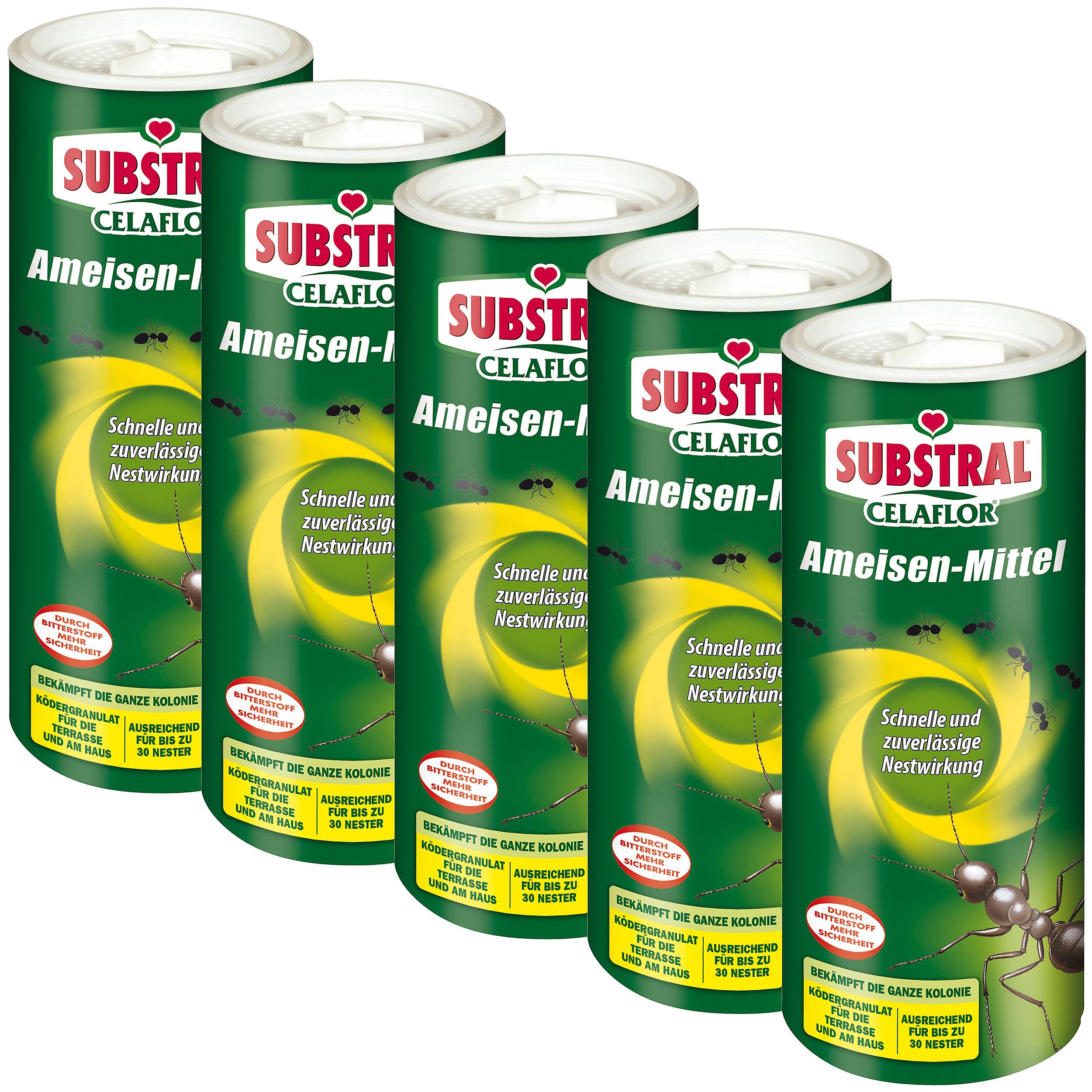 5 x SUBSTRAL® Celaflor® Outdoor Ant Remedent, 300 g