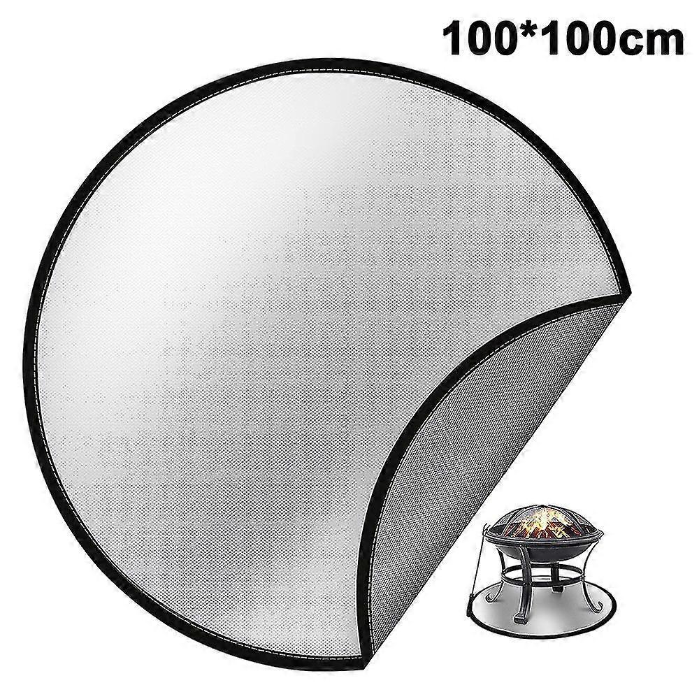 Silicone Fireproof Fire Pit Mat,fire Pit High Temp Mat,under Grill Mat