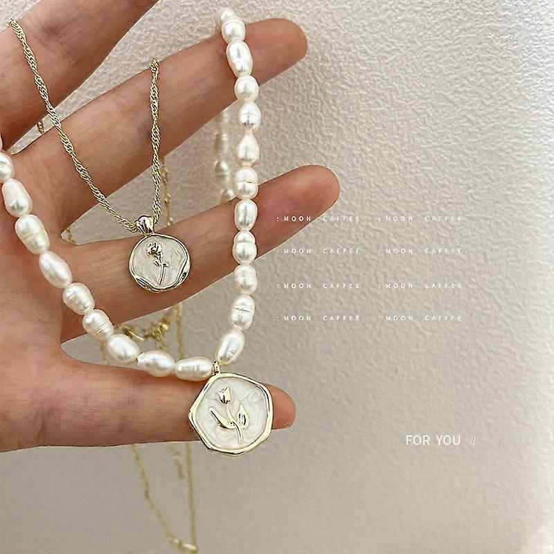 2pcs Coin Pendant Adjustable Necklace